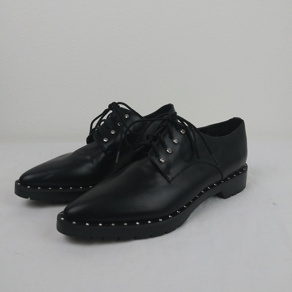 Charles Keith Oxford Lace Flats Studded 